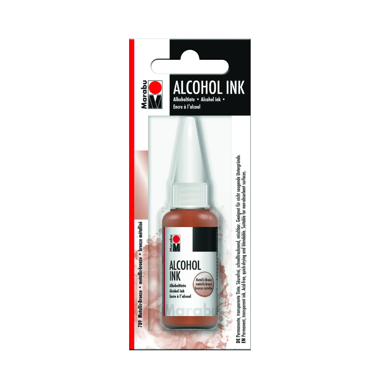 Marabu Alcohol Ink – Metallic Bronze (708), 20 ml