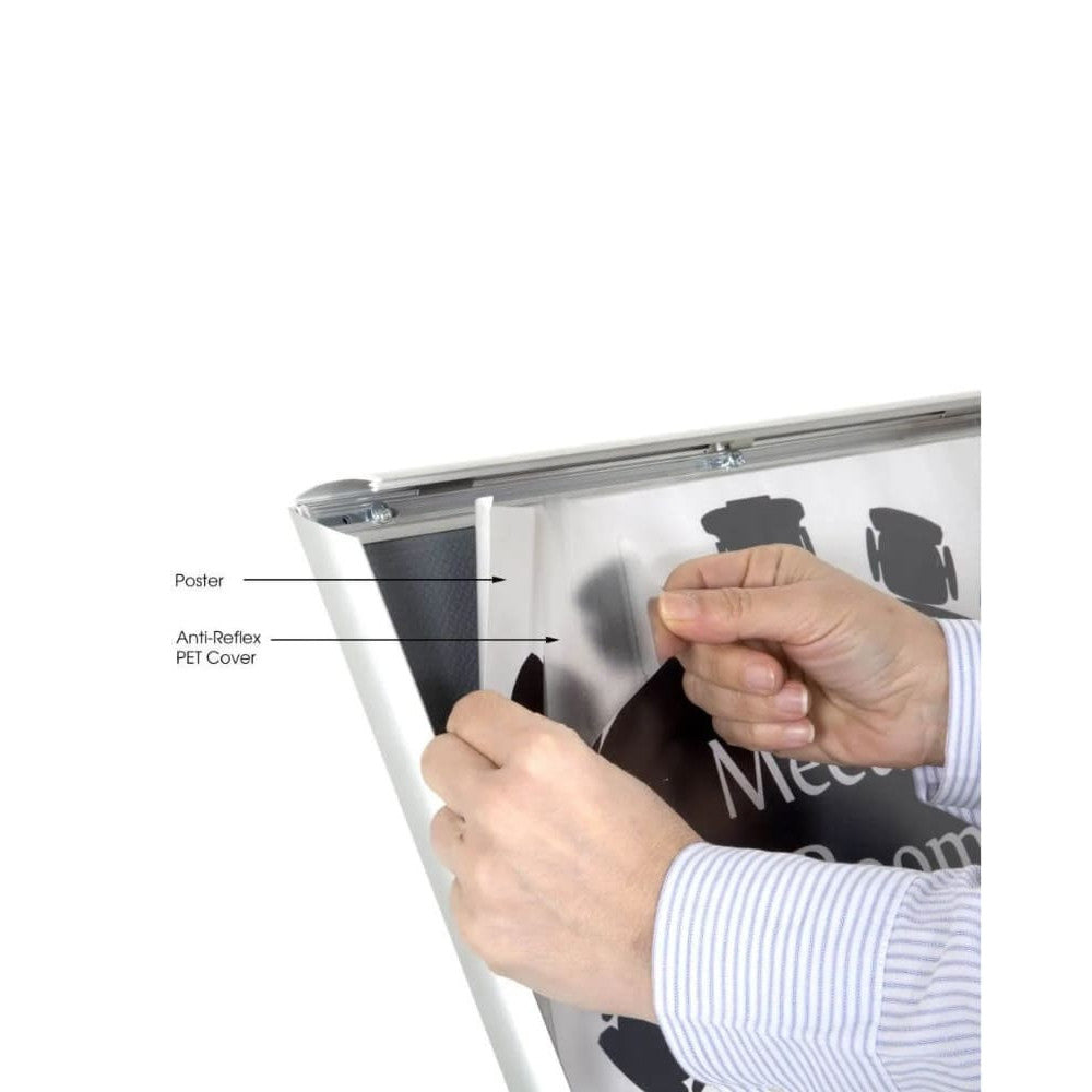 Infoständer Classic, DIN A3, Silber