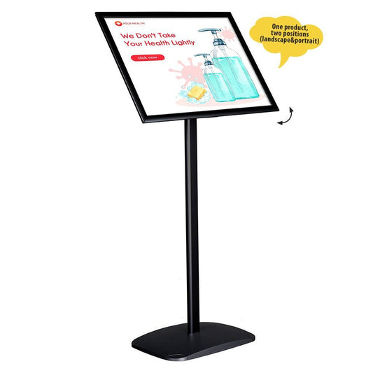 Infoständer "Deco", DIN A2, Schwarz - Speedjust Schweiz