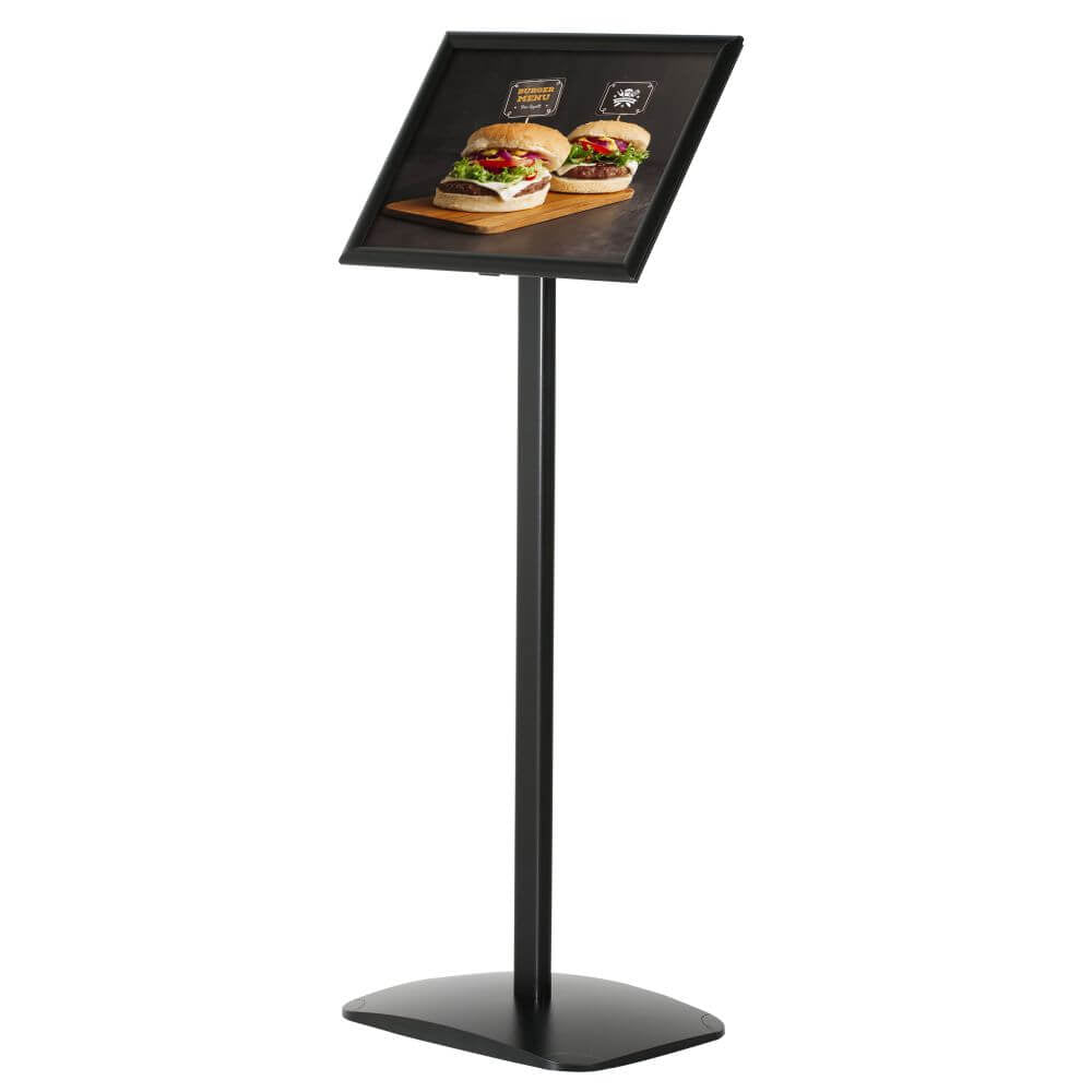 Infoständer "Deco", DIN A4, Schwarz - Infoständer - Speedjust Schweiz