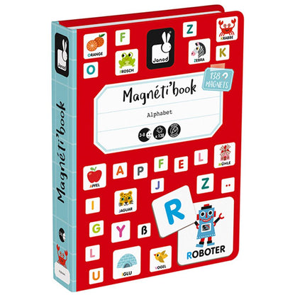 Alfabeto magnetico del libro