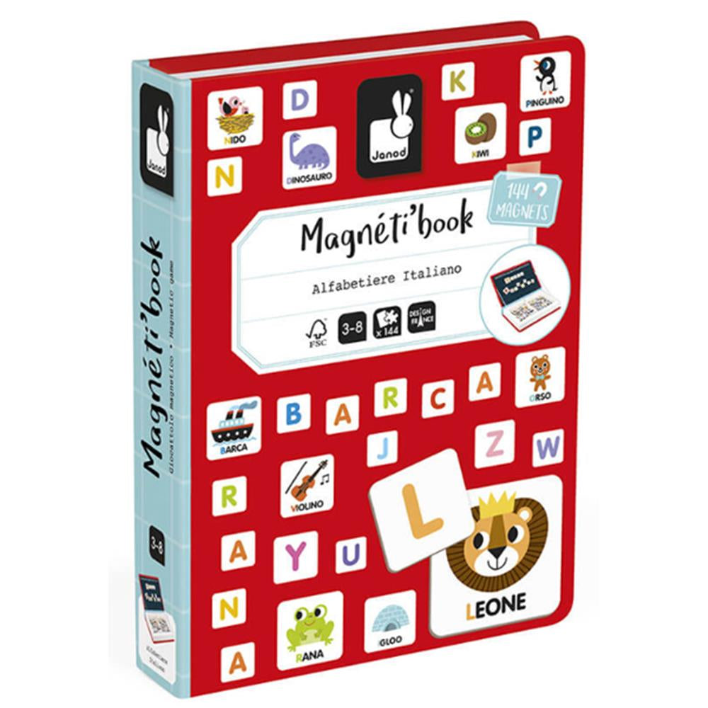 Alfabeto magnetico del libro