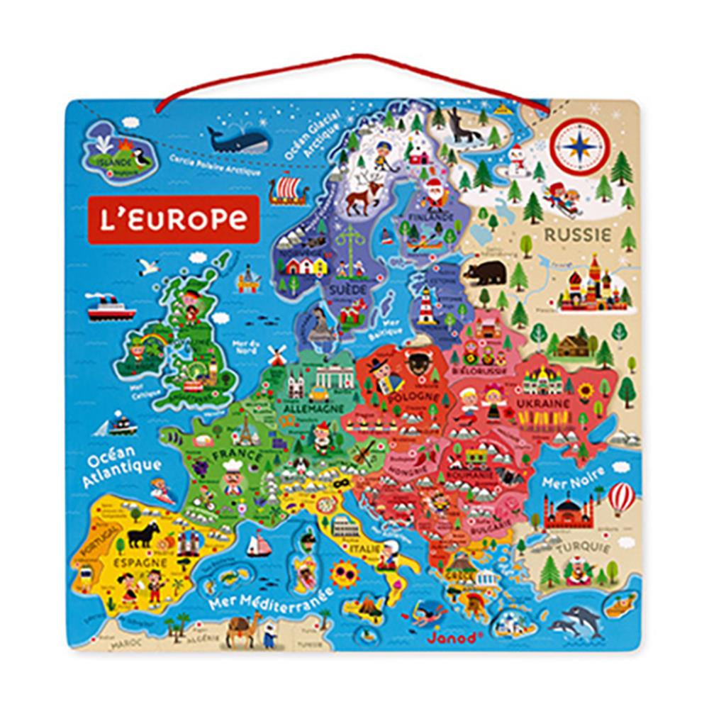 Magnetische Karte Europa