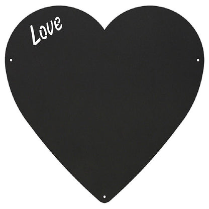 KalaMitica® Kreidetafel Magnetisch, Ohne Rahmen, Herz, 33x33cm, Schwarz/Anthrazit - Wandtafel - Speedjust Schweiz