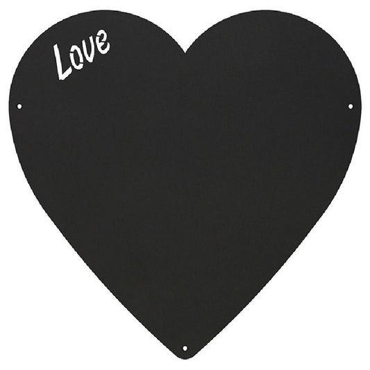 KalaMitica® Kreidetafel Magnetisch, Ohne Rahmen, Herz, 33x33cm, Schwarz/Anthrazit - Wandtafel - Speedjust Schweiz