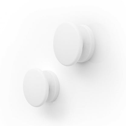 KalaMitica® Magnetische Garderobenhaken Neodym, Ø5.2cm, Weiss, 2 Stk. - Magnetische Produkte - Speedjust Schweiz