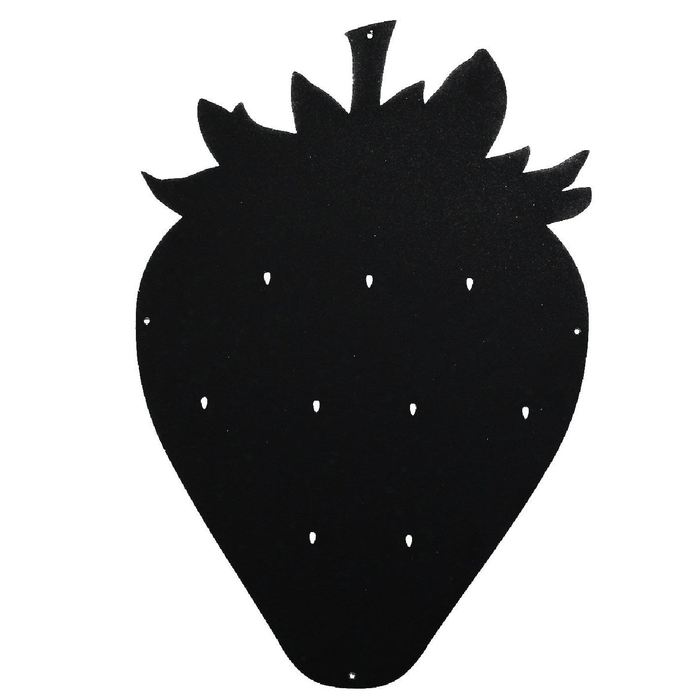 KalaMitica® Magnetische Kreidetafel "Erdbeere", 38x56cm, Schwarz/Anthrazit - Wandtafel - Speedjust Schweiz