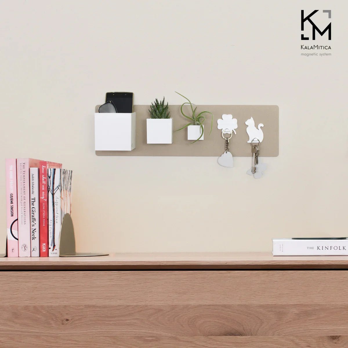 KalaMitica® Magnetische Kreidetafel ohne Rahmen, 50x14cm - Wandtafel - Speedjust Schweiz