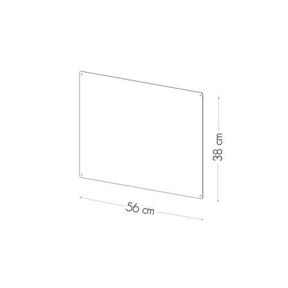 KalaMitica® Magnetische Kreidetafel ohne Rahmen, 56x38cm - Wandtafel - Speedjust Schweiz