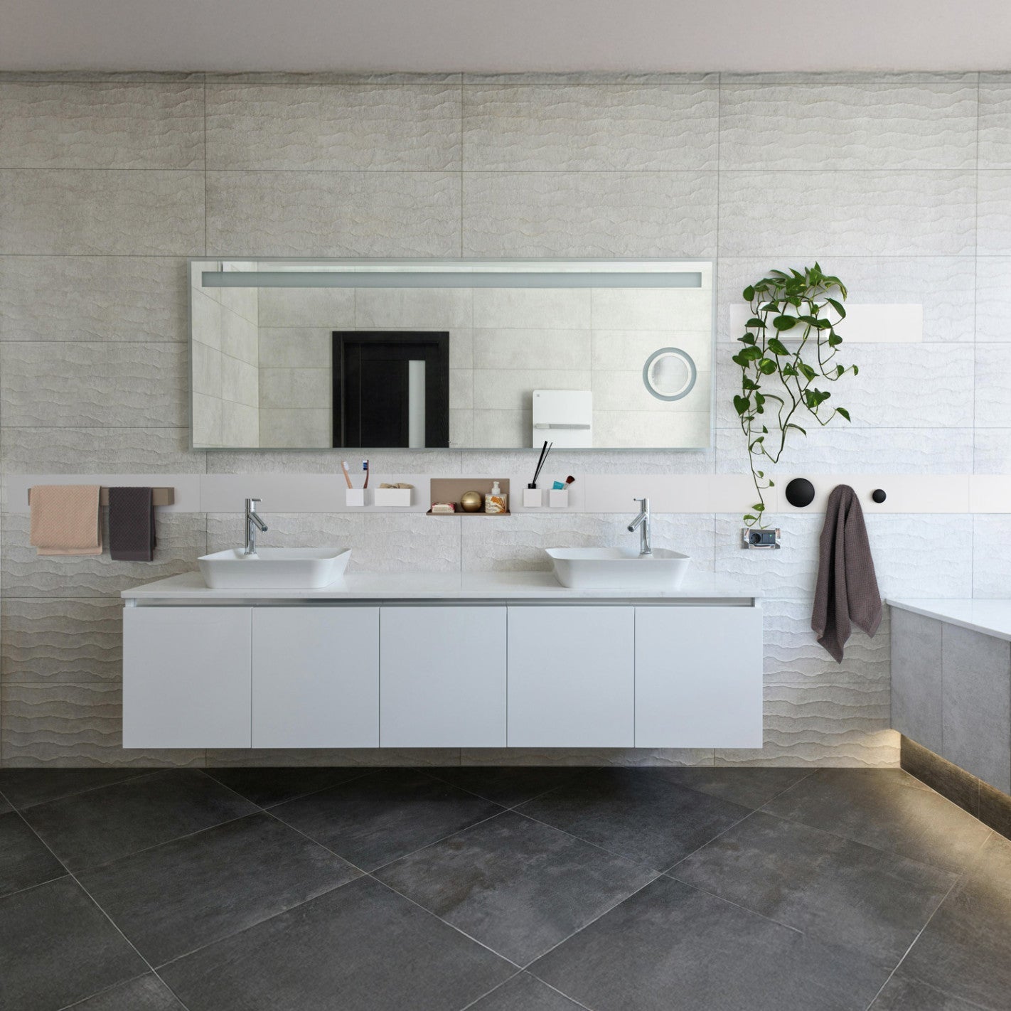 KalaMitica® Magnetische Kreidetafel ohne Rahmen, 70x14cm - Wandtafel - Speedjust Schweiz