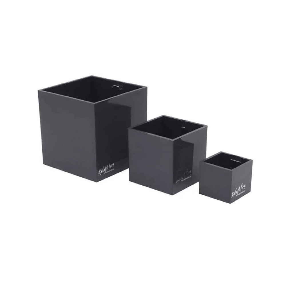 KalaMitica® Magnetische Würfelbehälter Neodym, Ø 3,5 - 6 - 9, Anthrazit, 3 Stk. - Magnetische Produkte - Speedjust Schweiz