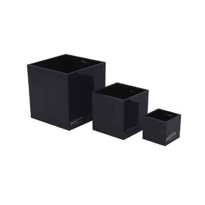 KalaMitica® Magnetische Würfelbehälter Neodym, Ø 3,5 - 6 - 9, Schwarz, 3 Stk. - Magnetische Produkte - Speedjust Schweiz