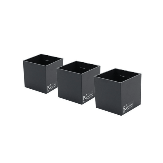 KalaMitica® Magnetische Würfelbehälter Neodym, Ø6cm, Anthrazit, 3 Stk. - Magnetische Produkte - Speedjust Schweiz