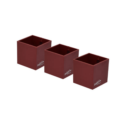 KalaMitica® Magnetische Würfelbehälter Neodym, Ø6cm, Rot, 3 Stk. - Magnetische Produkte - Speedjust Schweiz