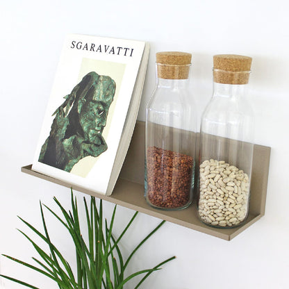 KalaMitica® Magnetisches Wandregal "Kostas", 50cm, Beige - Magnetische Produkte - Speedjust Schweiz