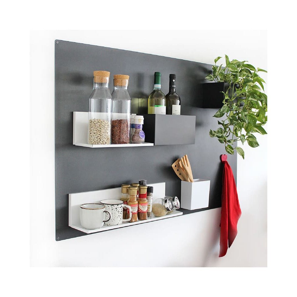 KalaMitica® Magnetisches Wandregal "Kostas", 50cm, Weiss - Magnetische Produkte - Speedjust Schweiz