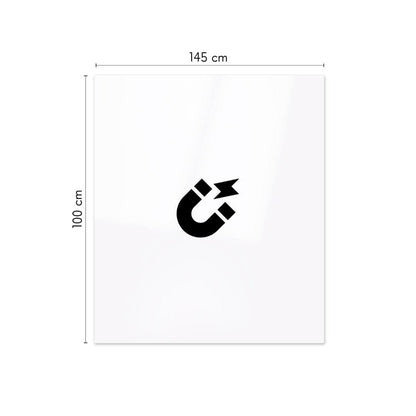 KalaMitica® Whiteboard Magnetisch, Ohne Rahmen, 100x145cm - Wandtafel - Speedjust Schweiz