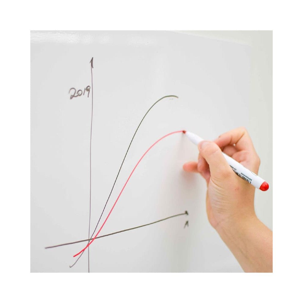 KalaMitica® Whiteboard Magnetisch, Ohne Rahmen, 74x114cm - Wandtafel - Speedjust Schweiz
