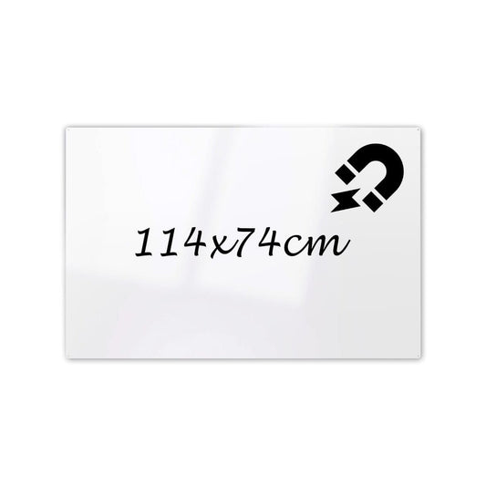 KalaMitica® Whiteboard Magnetisch, Ohne Rahmen, 74x114cm - Wandtafel - Speedjust Schweiz