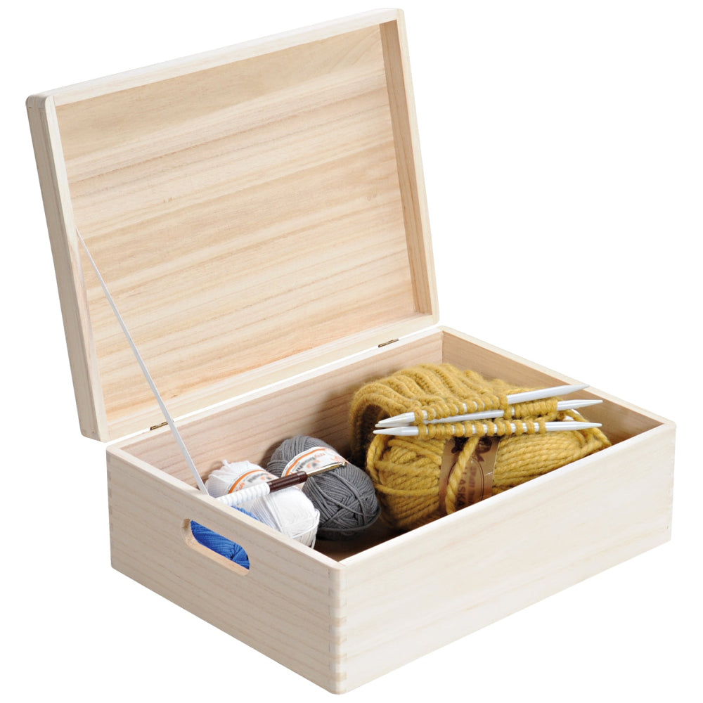 Aufbewahrungsbox mit Deckel Paulownia M