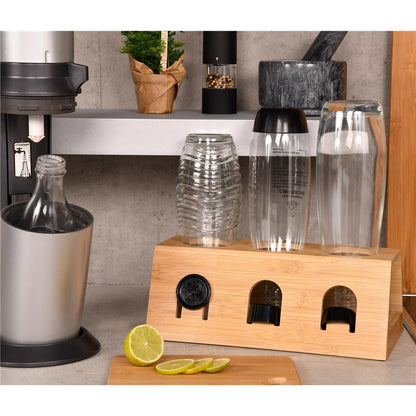 Flaschenhalter mit Abtropfschale