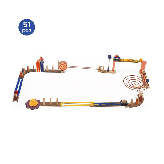 Kettenreaktionsspiel Zig & Go Junior - Baukasten - Speedjust Schweiz