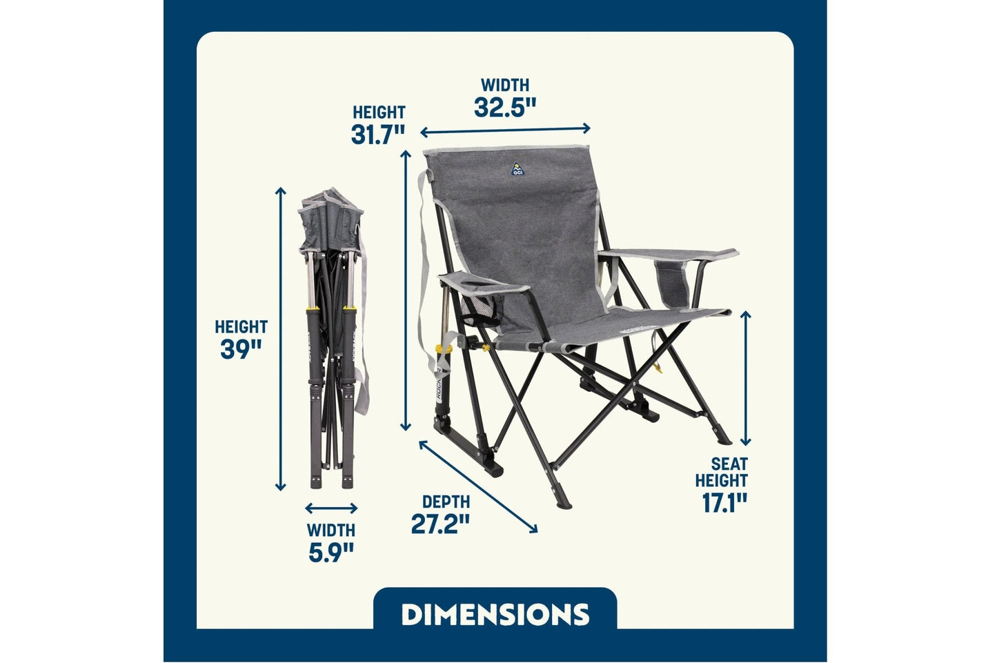 Kickback Rocker Heathered Loden