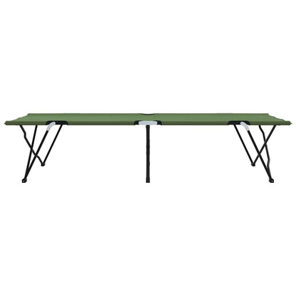 Klapp Schlafbett fürs Camping Grün 206 x 76 x 74 cm - Speedjust Schweiz