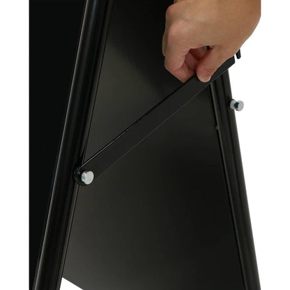 Kundenstopper „Stelo“ DIN A1, Schwarz