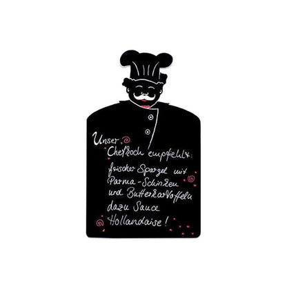 Kreidetafel "Chefkoch" ohne Rahmen, 62x103cm, Outdoor - Wandtafel - Speedjust Schweiz