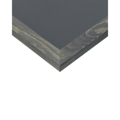 Wandkreidetafel mit Kiefer-Holzrahmen, 55x100cm, Schwarz