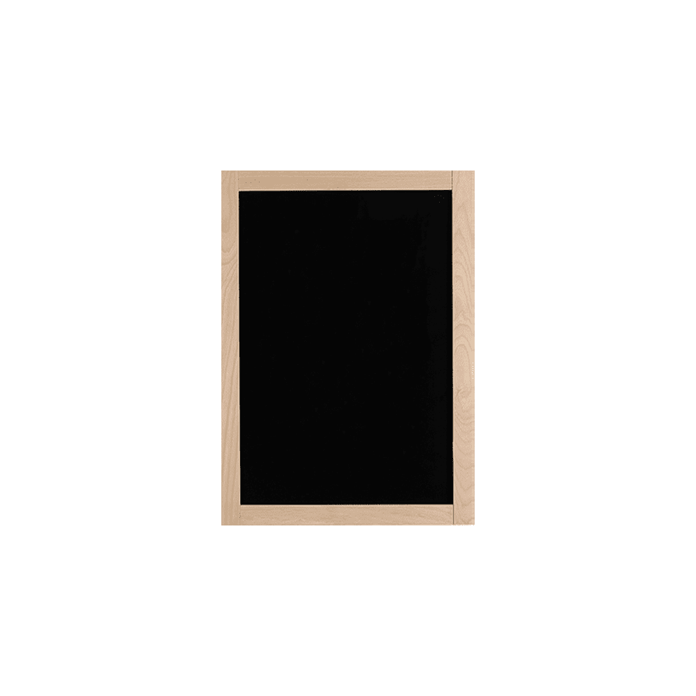 Kreidetafel mit Holzrahmen, Buche, 48x68cm, Indoor - Wandtafel - Speedjust Schweiz