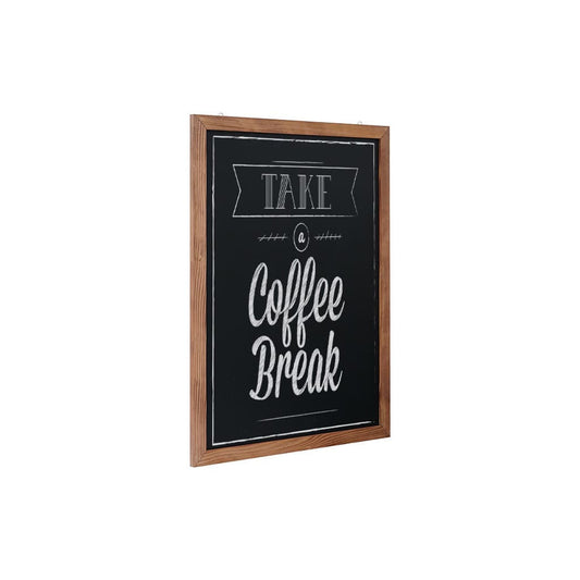 Wandkreidetafel Magnetisch mit Holzrahmen