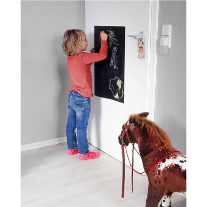 Kreidetafelfolie / Wandtafelfolie Magnetisch, Selbstklebend, Schwarz, 60x90cm - Wandtafel - Speedjust Schweiz