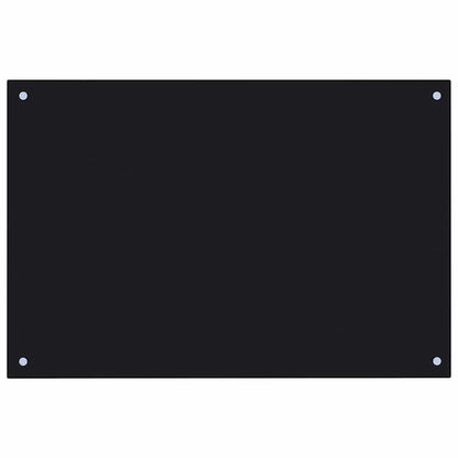 Küchenrückwand 2 pcs Schwarz 90 x 50 cm Gehärtetes Glas - Speedjust Schweiz