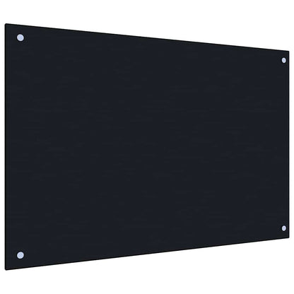 Küchenrückwand 2 pcs Schwarz 90 x 60 cm Gehärtetes Glas - Speedjust Schweiz