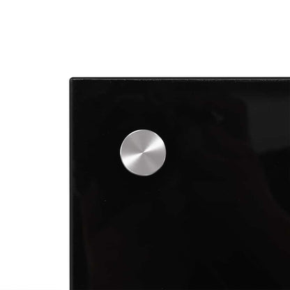 Küchenrückwand 2 pcs Schwarz 90 x 60 cm Gehärtetes Glas - Speedjust Schweiz