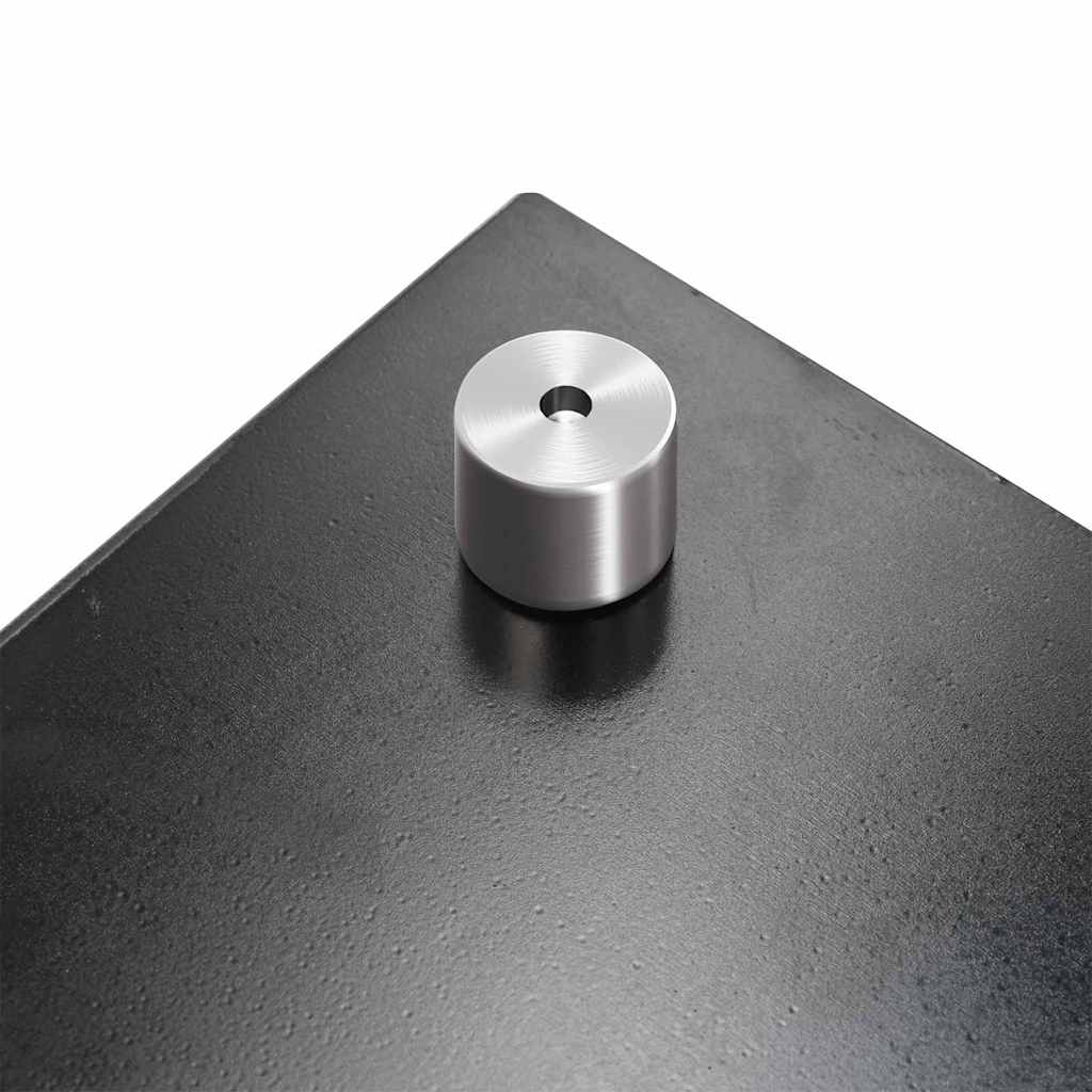 Küchenrückwand 2 pcs Schwarz 90 x 60 cm Gehärtetes Glas - Speedjust Schweiz