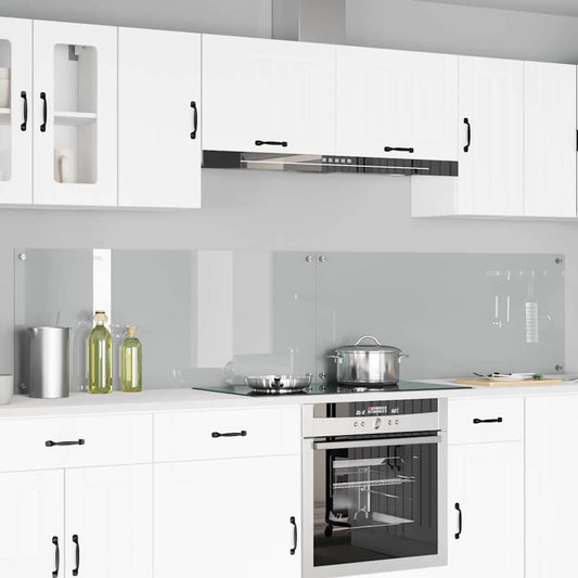 Küchenrückwand 2 pcs Transparent 120 x 50 cm Gehärtetes Glas - Speedjust Schweiz