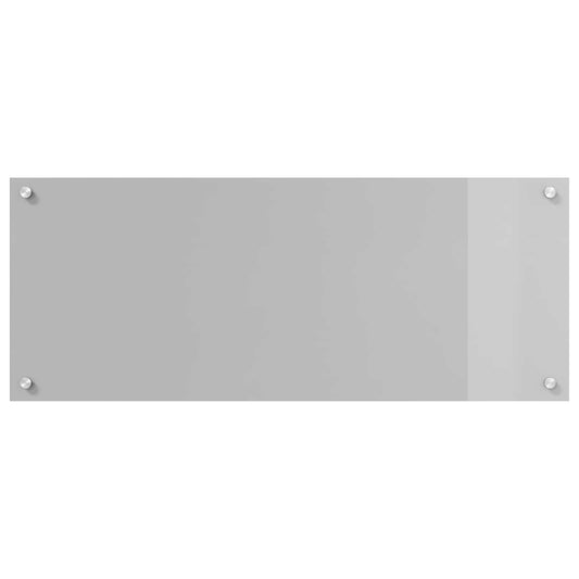 Küchenrückwand Hellgrau 100 x 40 cm Gehärtetes Glas - Speedjust Schweiz