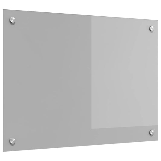 Küchenrückwand Hellgrau 70 x 50 cm Gehärtetes Glas - Speedjust Schweiz