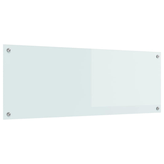 Küchenrückwand Weiß 110 x 40 cm Gehärtetes Glas - Speedjust Schweiz