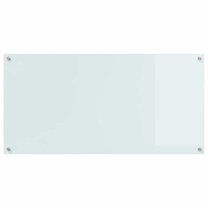 Küchenrückwand Weiß 120 x 60 cm Gehärtetes Glas - Speedjust Schweiz