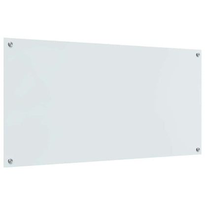 Küchenrückwand Weiß 120 x 60 cm Gehärtetes Glas - Speedjust Schweiz