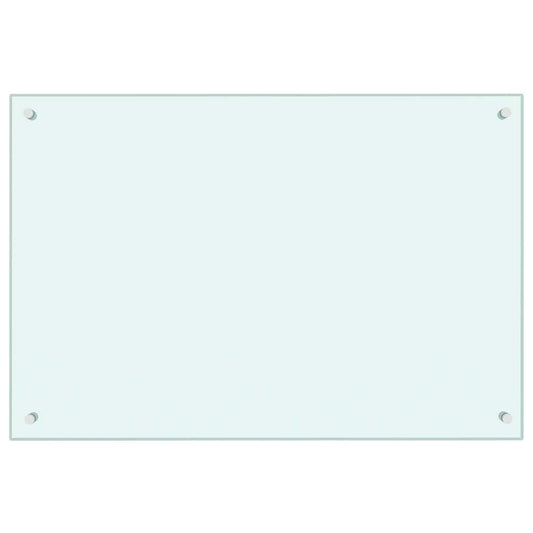 Küchenrückwand Weiß 90x60 cm Hartglas - Speedjust Schweiz