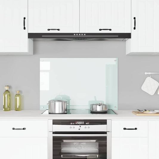 Küchenrückwand Weiß 90x60 cm Hartglas - Speedjust Schweiz