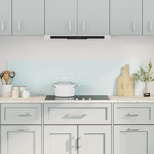 Küchenrückwände 2 Stk. Weiß 80x40 cm Hartglas - Speedjust Schweiz