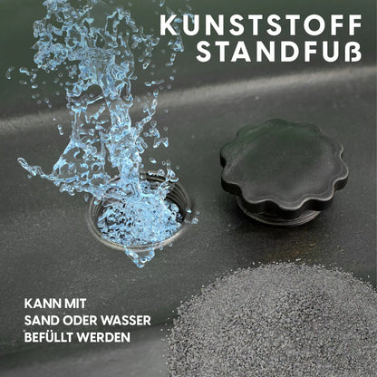 Kundenstopper Alu Classic mit Wassertank, Schwarz, Outdoor - Kundenstopper - Speedjust Schweiz