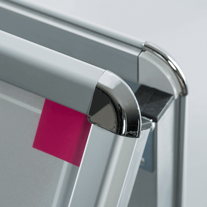 Kundenstopper Alu Classic, Silber, Outdoor - Kundenstopper - Speedjust Schweiz