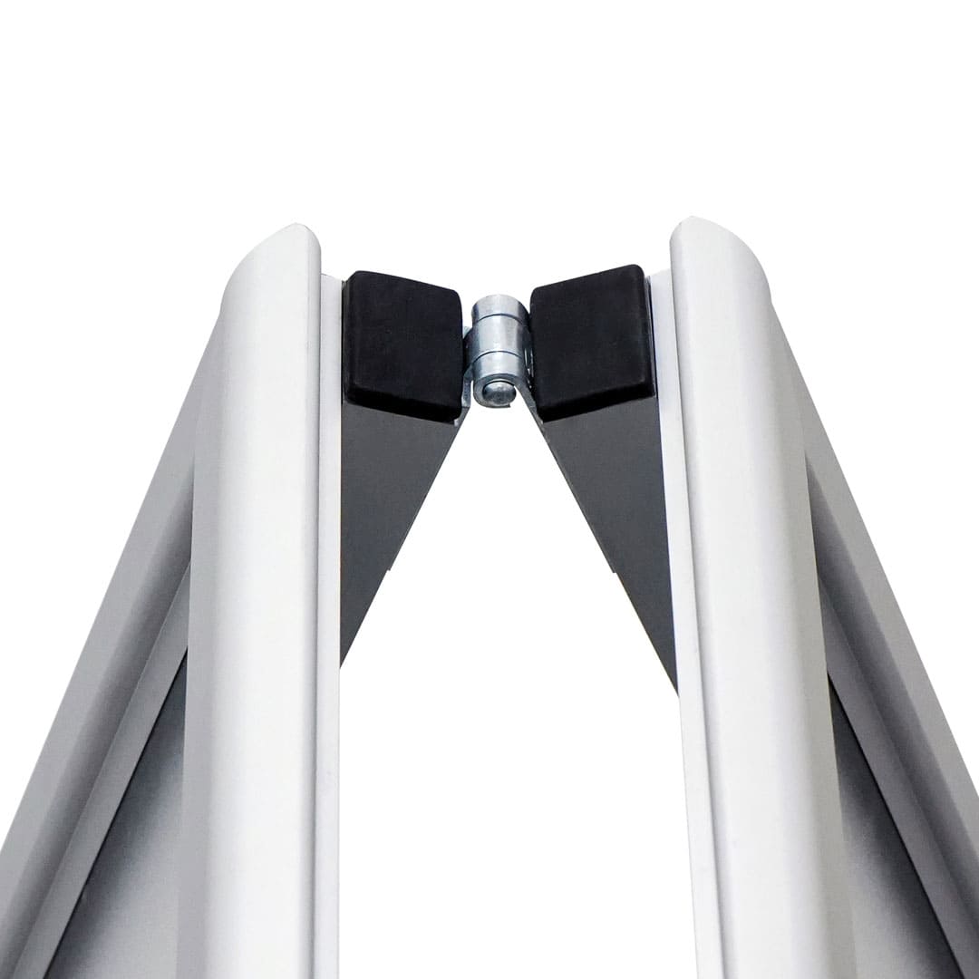 Kundenstopper Alu Classic Wasserfest, DIN A1, Silber, Outdoor - Kundenstopper - Speedjust Schweiz